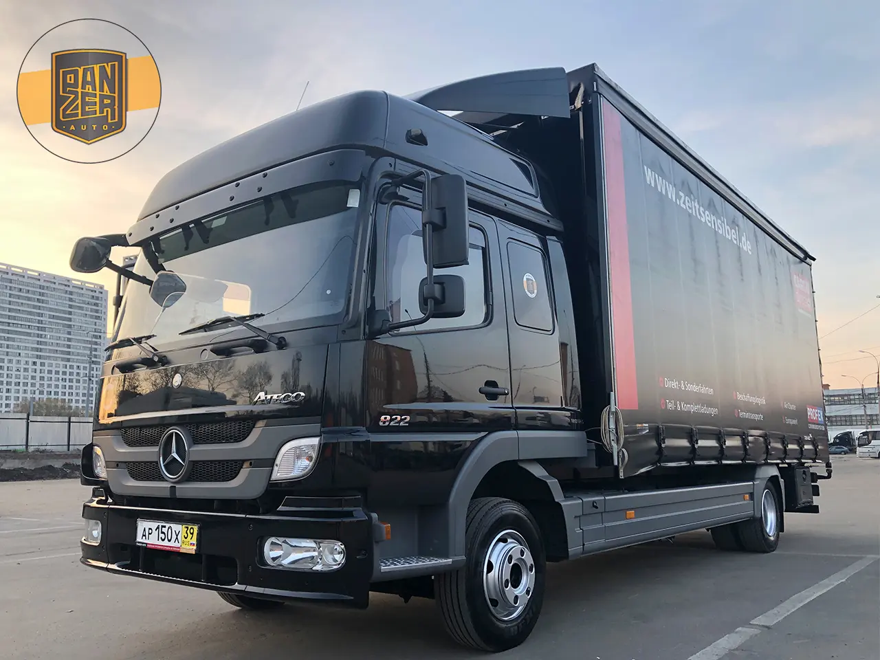 Mercedes Atego 822 L, 2013г, пятитонник, штора-борт 41 м3, 2 спальника - фото