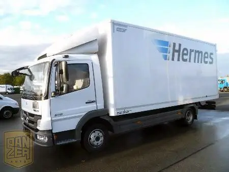Mercedes-Benz Atego 818L, 2013г, фургон 36м3, состояние нового, пневмоподвеска - фото