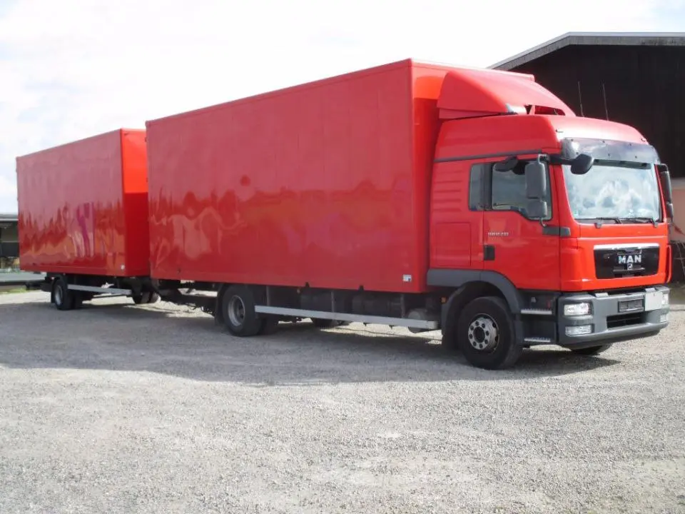 Автопоезд MAN TGM 12.290, фургон, г/п 15т, полная масса до 12т - фото 2