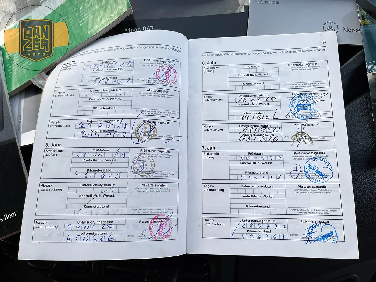 Мерседес Атего 1224, 2014 год, штора 48 м3, ворота, АКПП, без пробега по РФ - фото 18
