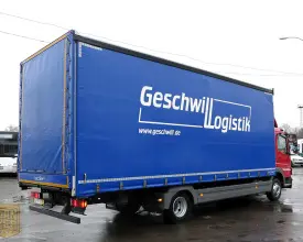 Грузовик тентованный Mercedes Atego 824, 2012 год | 1