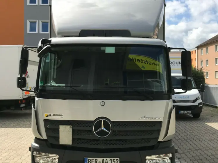 Mercedes Atego 1224 L NEW, 2014 год, штора 48 м3, гидролифт, пробег 173 тыс.км - фото 3