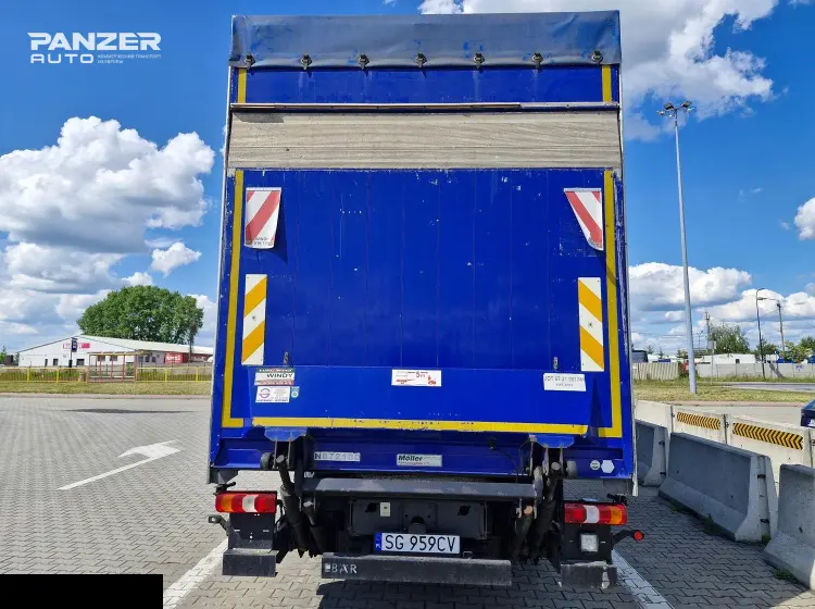 Mercedes Atego 1224, 2014 год, шторный кузов 47 кубов с гидробортом, 18 паллет - фото 8