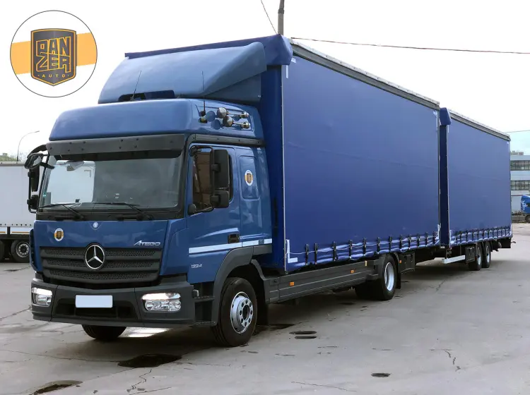Mercedes Atego 1224 новая модель, 2015г, автопоезд 120 м3, г/п 13т - фото 8