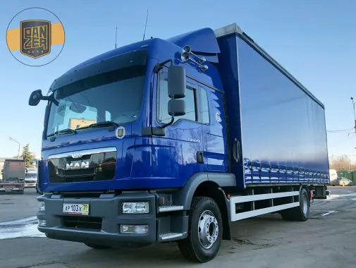 MAN TGM 12.250, 2013 год, штора 51 куб с гидролифтом - фото