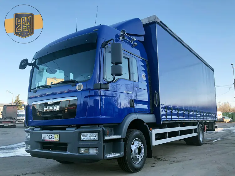 MAN TGM 12.250, 2013 год, штора 51 куб с гидролифтом - фото