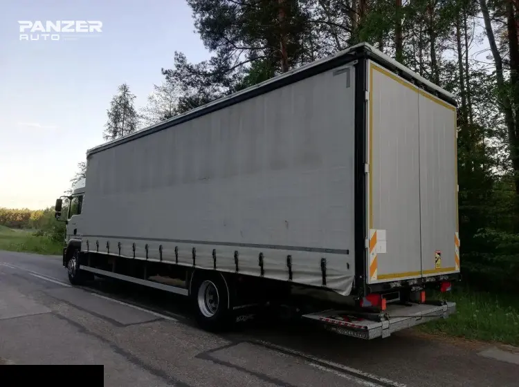 MAN TGM 18.250, 2019 год, 10 тонник, кузов тент м3, гидролифт - фото