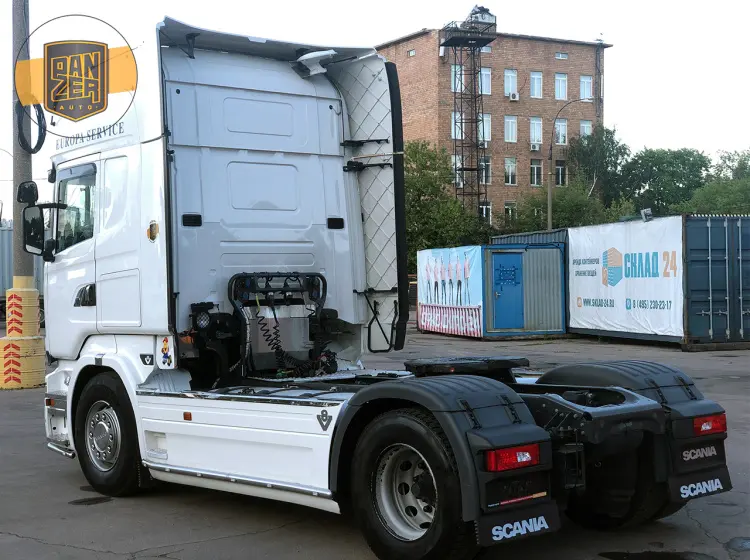 Тягач Scania R450 Streamline, 2014 г, АКПП, кабина Topline, работал на Европу - фото-детальных 9