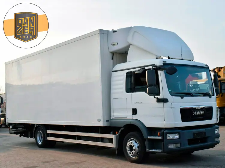 MAN TGM 12.250 BL, рефрижератор мультитемпературный 51 м3, Евро-5, спальная кабина, гидролифт - фото