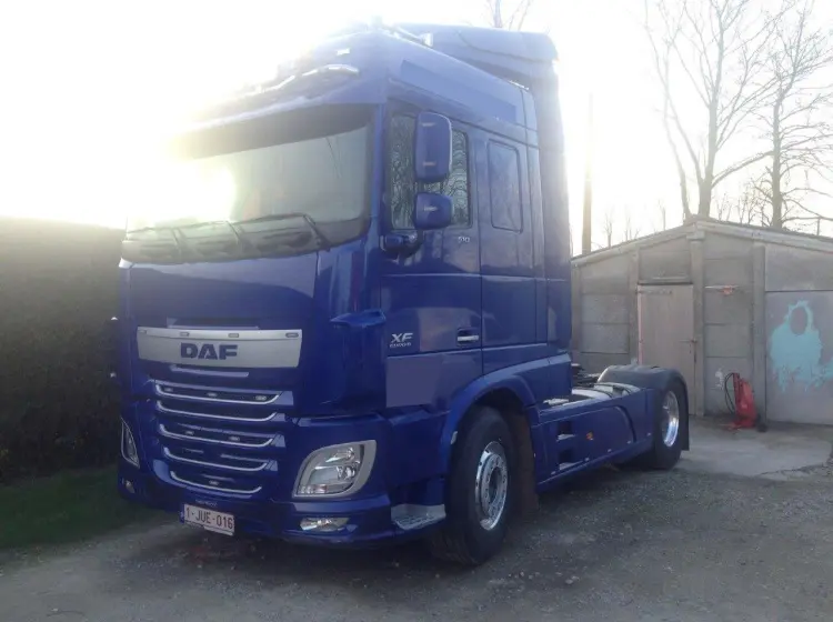 Тягач DAF XF 510, 2015 год, гидравлика, МКПП, Space Cab - фото-детальных