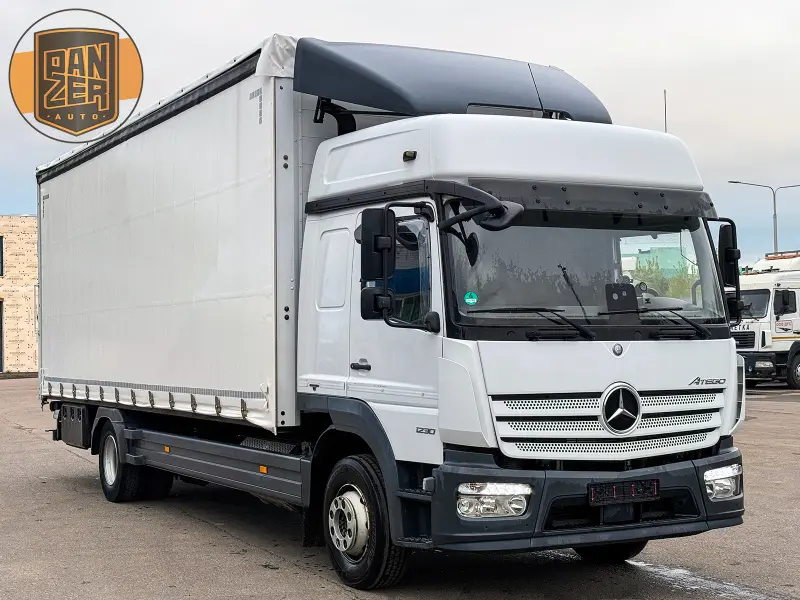 Грузовик тентованный Mercedes Atego 1230, 2018 год | photo 0