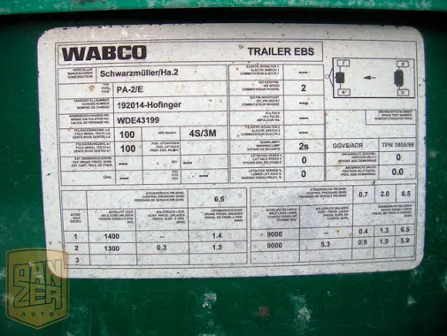 Прицеп бортовая платформа Schwarzmüller PA 2/E, без тента, верхний зацеп, г/п 14т, 2004 г.в. - фото 6