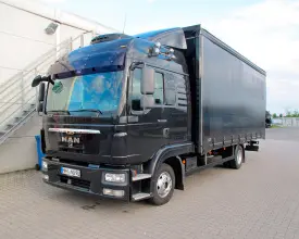Грузовик тентованный MAN TGL 8.220, 2011 год | photo 0