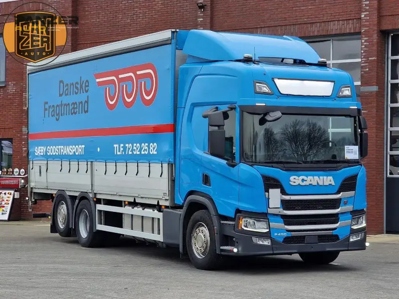 Грузовик тентованный Scania P 450, 2020 год | photo 0
