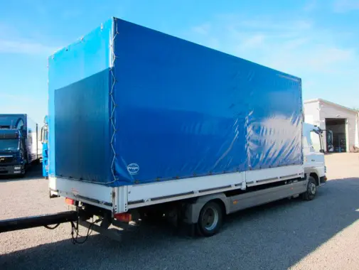 Mercedes-Benz Atego 818L, 2012 г, пятитонник шторный, спальная кабина - фото