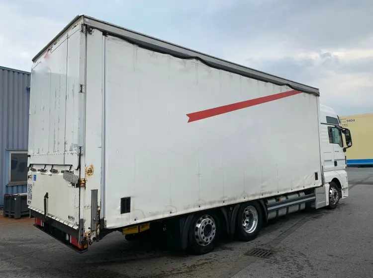 MAN TGX 24.480 штора 60 кубов, 2014 г, подъемная крыша, кабина XXL, без пробега по РФ - фото