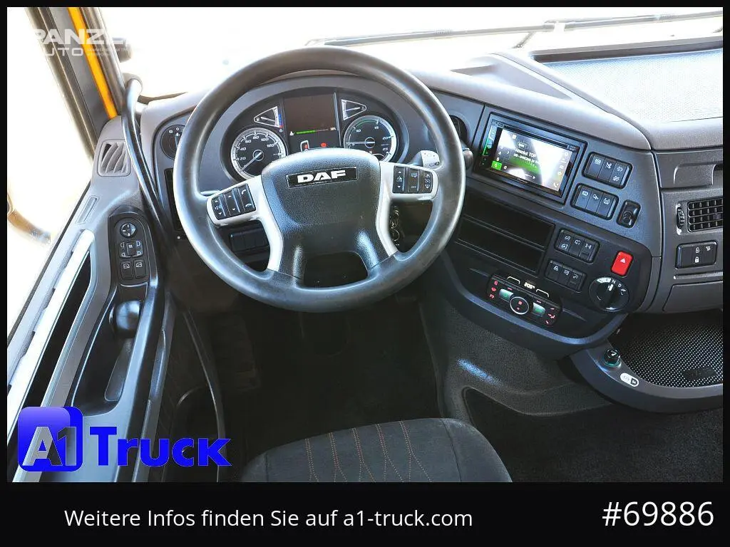 Грузовой автомобиль DAF XF 480, 2019 год, 15 тонник, 6x2, контейнеровоз BDF, гидроборт - фото 4