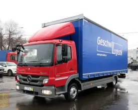 Грузовик тентованный Mercedes Atego 824, 2012 год | photo 0