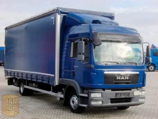 MAN TGL 12.220 BL, 2014г, полная штора 50м3, гидролифт, 2 спальника - фото