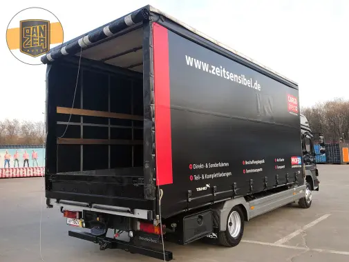 Mercedes Atego 822 L, 2013г, пятитонник, штора-борт 41 м3, 2 спальника - фото