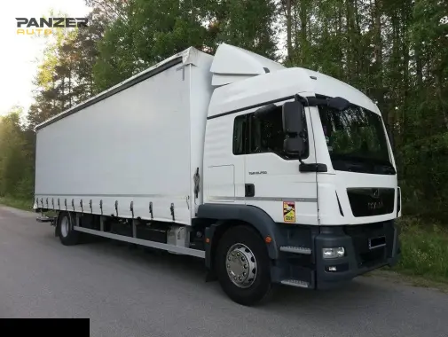 MAN TGM 18.250, 2019 год, 10 тонник, кузов тент м3, гидролифт - фото