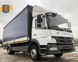 Грузовик тентованный Mercedes Atego 1218, 2017 год | photo 0