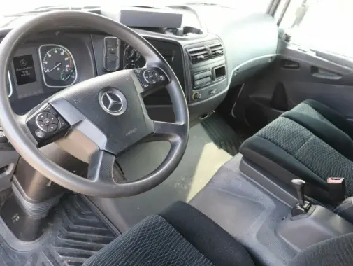 Mercedes Atego 818 L, 2015 год, штора 38 м3, гидроборт, верх сдвижной, без пробега по РФ - фото 4
