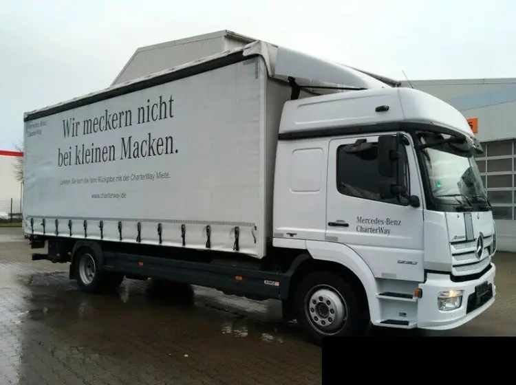 Mercedes Atego 1230L NEW, 12/2015 год, штора 47 м3, гидролифт, пробег 159 тыс.км - фото 5