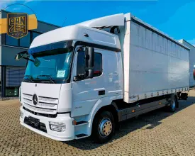 Грузовик тентованный Mercedes Atego 1230, 2014 год | photo 0