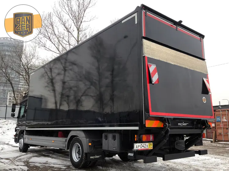 Mercedes Atego 1229L, 12/2012г, фургон 47 кубов, гидролифт - фото 9