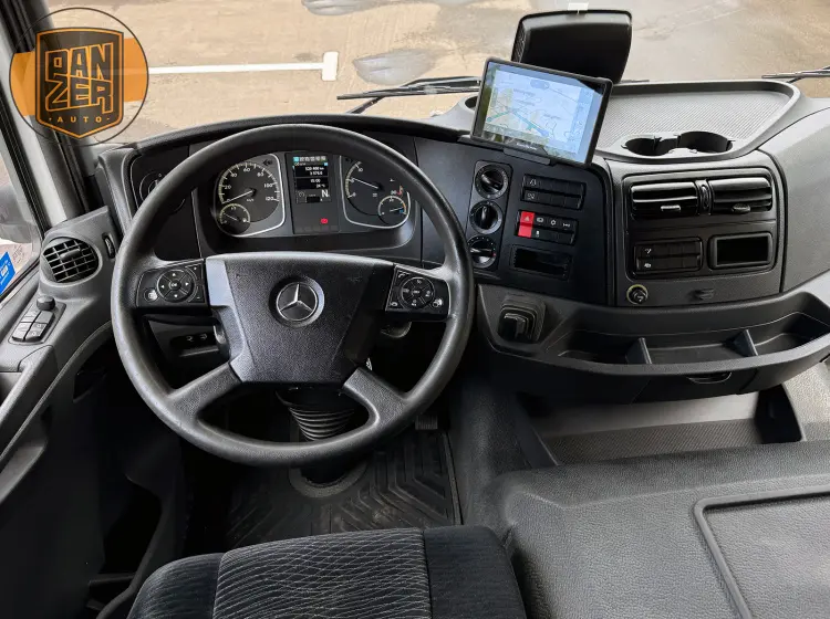 mercedes atego 1224, 2018 год, фургон 50 кубов, гидроборт 4