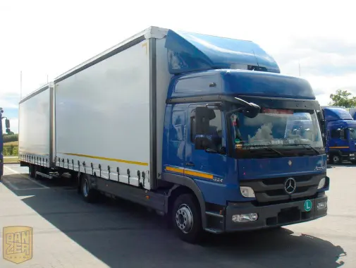 Mercedes Atego 1224 автопоезд 120м3, 2013 год, полная штора - фото 3