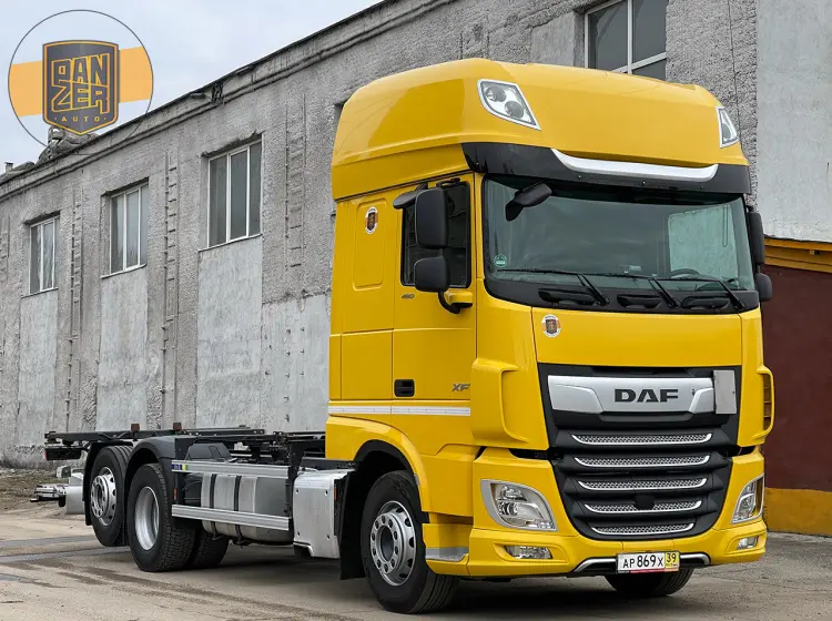 Контейнеровоз BDF DAF XF480 из Германии, 2018г, Super Space Cab, гидроборт - фото 8