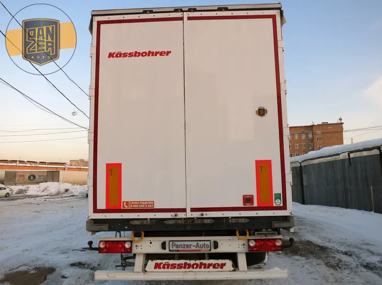 Kassbohrer XS, полуприцеп шторно-бортовой 91м3, 2015 г, оси SAF на коробах - фото 13