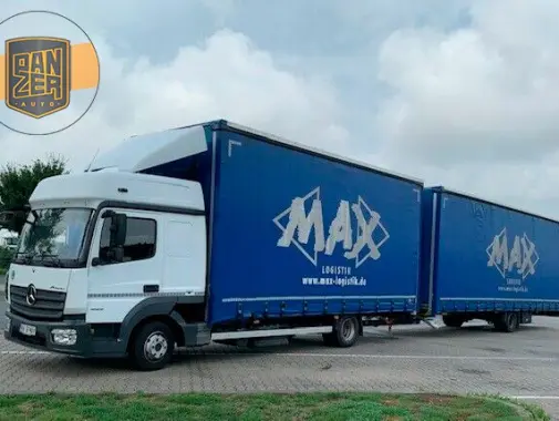 Автопоезд 120 кубов Мерседес Атего, 2014г, полная масса до 12 тонн - фото