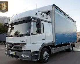 Грузовик тентованный Mercedes Atego 1229, 2012 год | photo 0