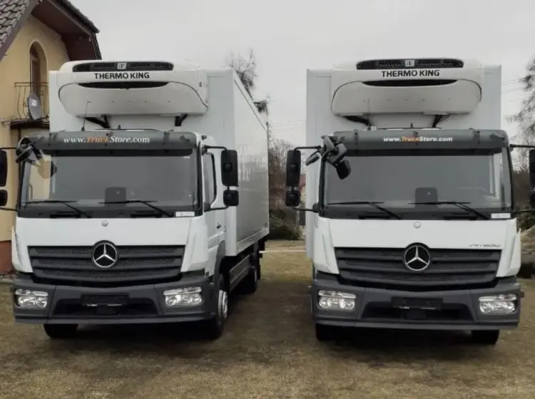 Рефрижератор Mercedes Atego 1218 L, 2016 год, 18 палет, ворота и гидроборт - фото 21