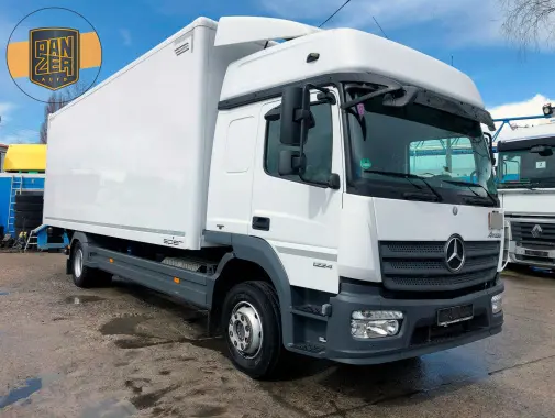 Mercedes Atego 1224 L, 2014 год, фургон 44 м3, гидролифт, высокая кабина - фото