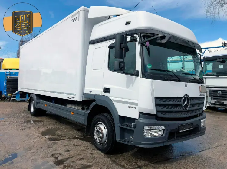 Mercedes Atego 1224 L, 2014 год, фургон 44 м3, гидролифт, высокая кабина - фото
