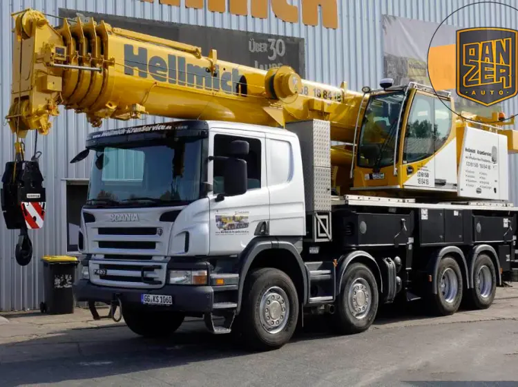 Автокран 60 тонн LIEBHERR LTF 1060-4.1 на шасси Scania P420, без пробега по РФ - фото