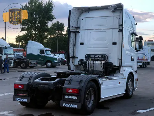 Тягач Scania R450 Streamline, 2014 г, АКПП, кабина Topline, работал на Европу - фото-детальных