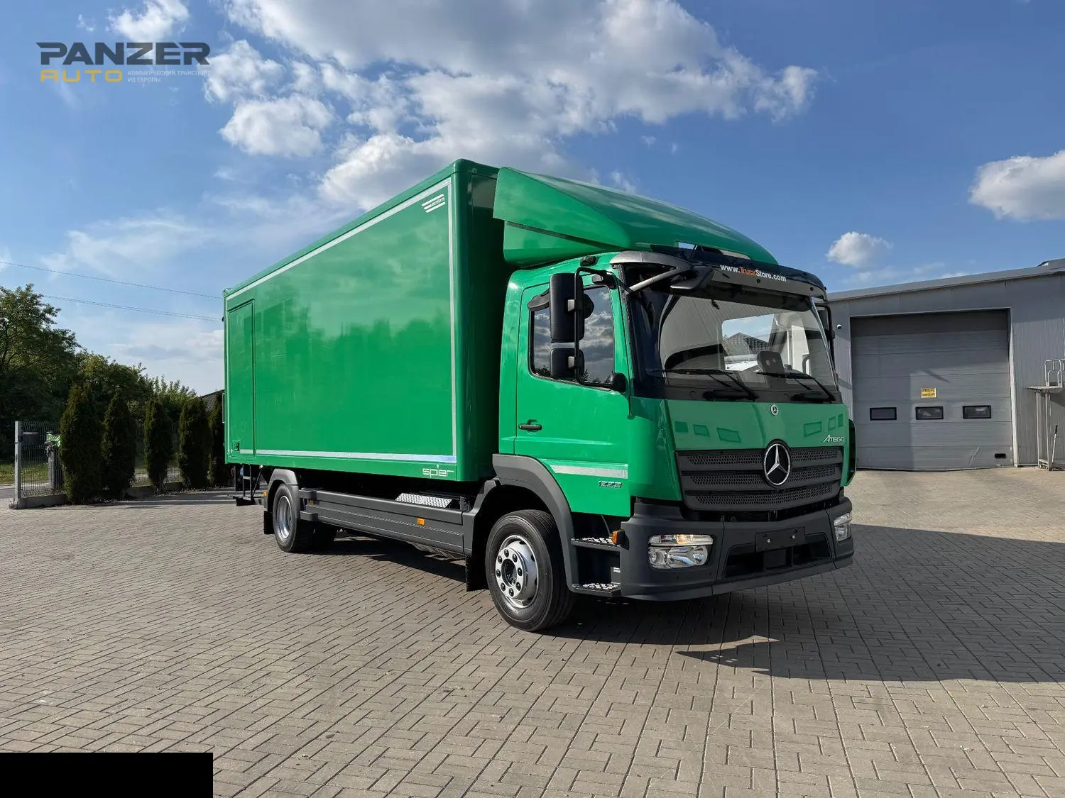 Mercedes Atego 1224, 2019 год, промтоварный фургон м3, гидролифт - фото