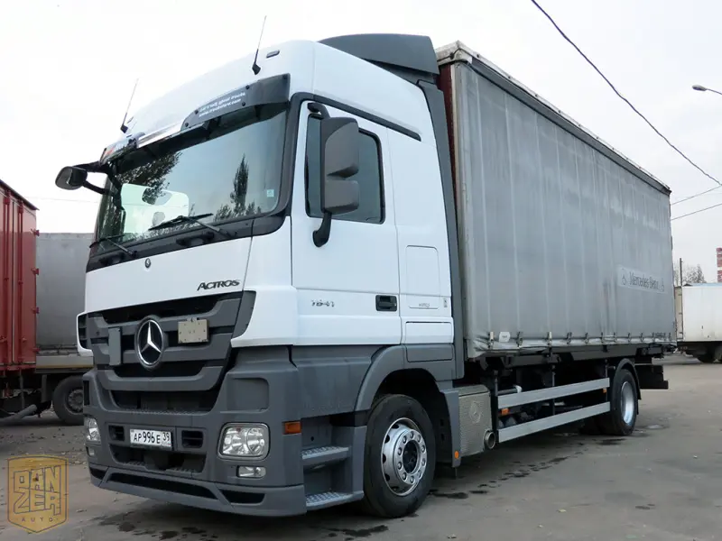 Грузовик тентованный Mercedes Actros 1841, 2010 год | 0
