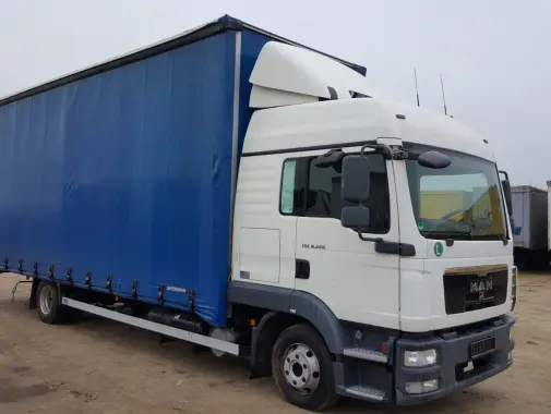 Кубовик MAN TGL 8.220 BL, 2013 г, штора полная 60 м3 - фото