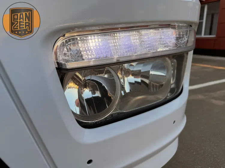 mercedes-benz atego 1230, фургон 18 палет, гидроборт 17