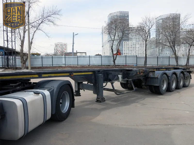 Полуприцеп контейнеровоз Meusburger SW-480, 2012 год | photo 1