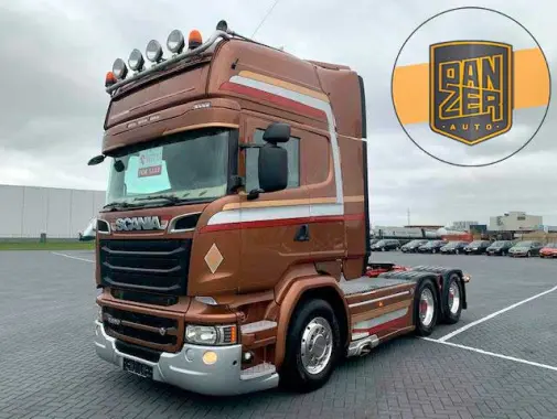 Седельный тягач Scania R 580 V8, формула 6х4, 2014 год, без пробега по РФ - фото-детальных