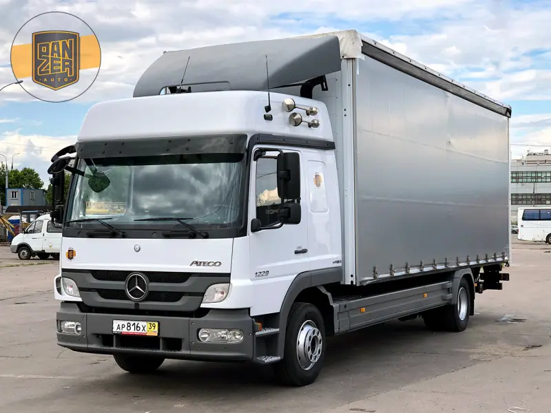 Грузовик тентованный Mercedes Atego 1229, 2013 год | 0