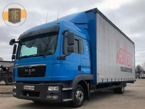 MAN TGL 8.250, 2011г, штора 60 м3, ворота, высокая кабина - фото 8