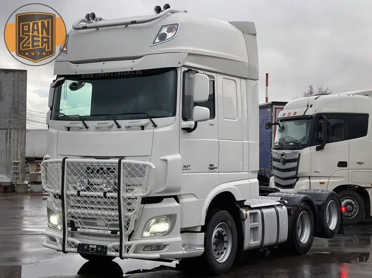daf xf 510 тягач 6х2, задняя спарка, кабина суперспейс 8